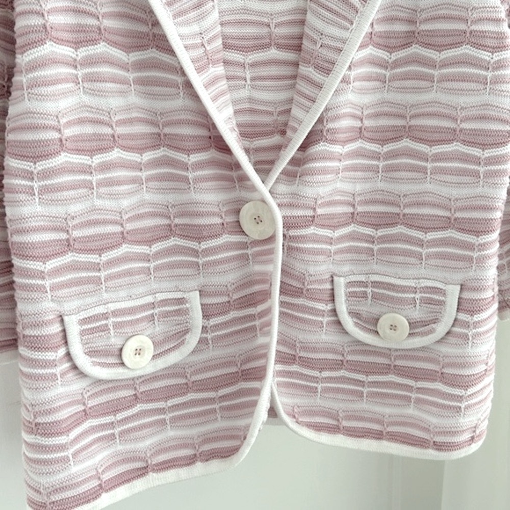 Luisa Spagnoli size M Cotton Sweater Blazer - Picture 6 of 16